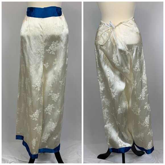 Vintage 40s Souvenir Pajama Robe Loungewear Set with Box - Picture 12 of 15